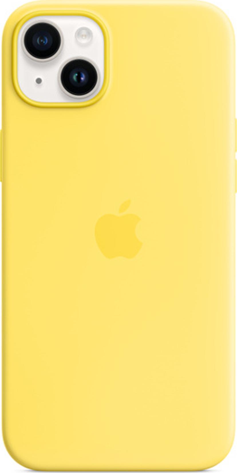 Apple Silicone Case With Magsafe iPhone 14 Plus Keltainen