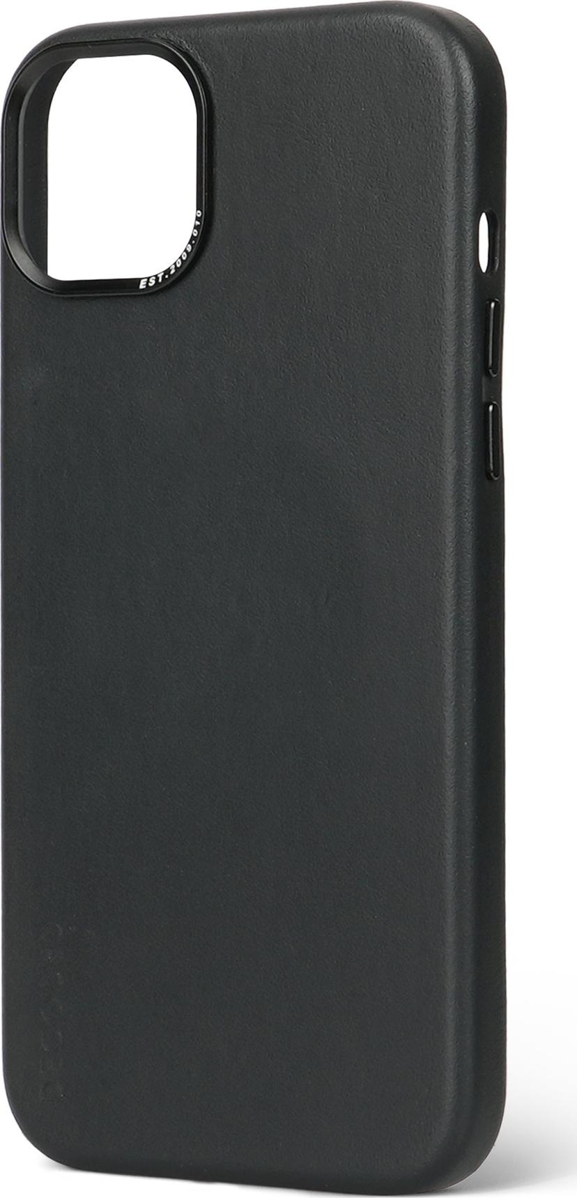 Decoded Leather Backcover iPhone 15 Plus Svart