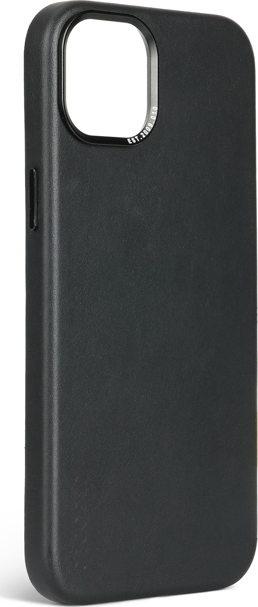 Decoded Leather Backcover iPhone 15 Plus Svart