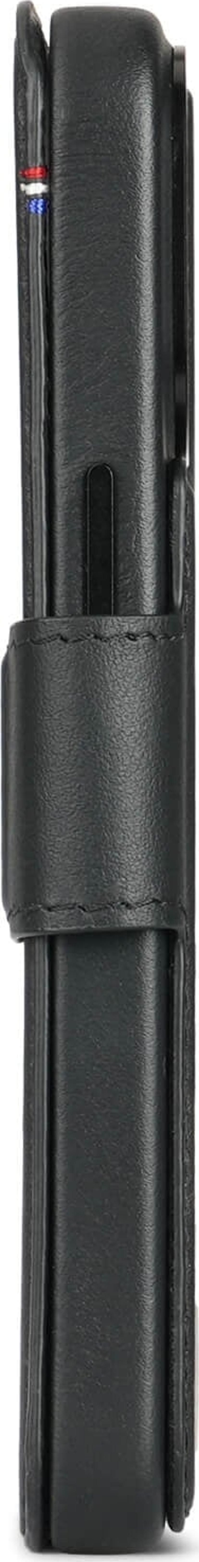 Decoded Leather Detachable Wallet iPhone 15 Pro Max Svart