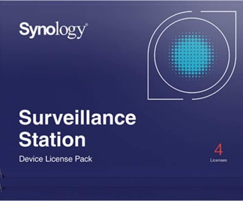 Synology Camera Surveillance Device License Pack (4x Devices)