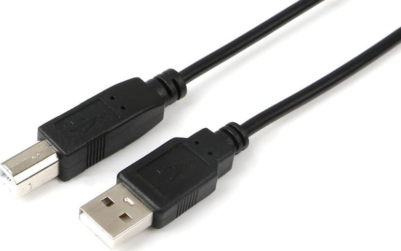Microconnect USB-Forlengelseskabel 3m USB-A USB-B Svart