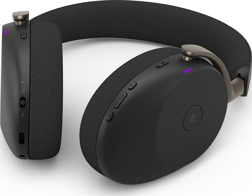 Jabra Evolve3 85 incl Charging Pad Stereo USB-C Microsoft Teams Svart