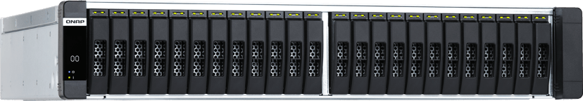 QNAP ES2486dc NAS Rack (2U) Intel® Xeon® D D-2142IT 128 GB DDR4 0 TB QNAP Enterprise System Svart