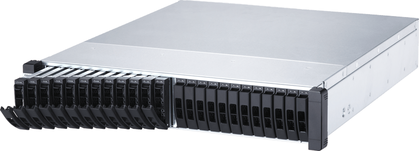 QNAP ES2486dc NAS Rack (2U) Intel® Xeon® D D-2142IT 128 GB DDR4 0 TB QNAP Enterprise System Svart