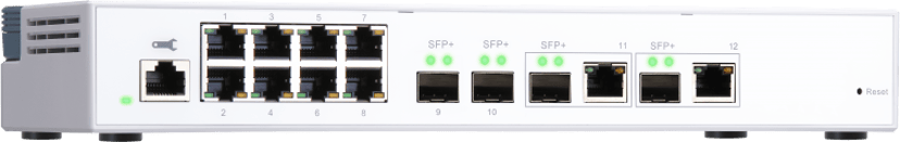 QNAP QSW-M408-2C verkkokytkin Hallittu L2 10G Ethernet (100/1000/10000) Valkoinen