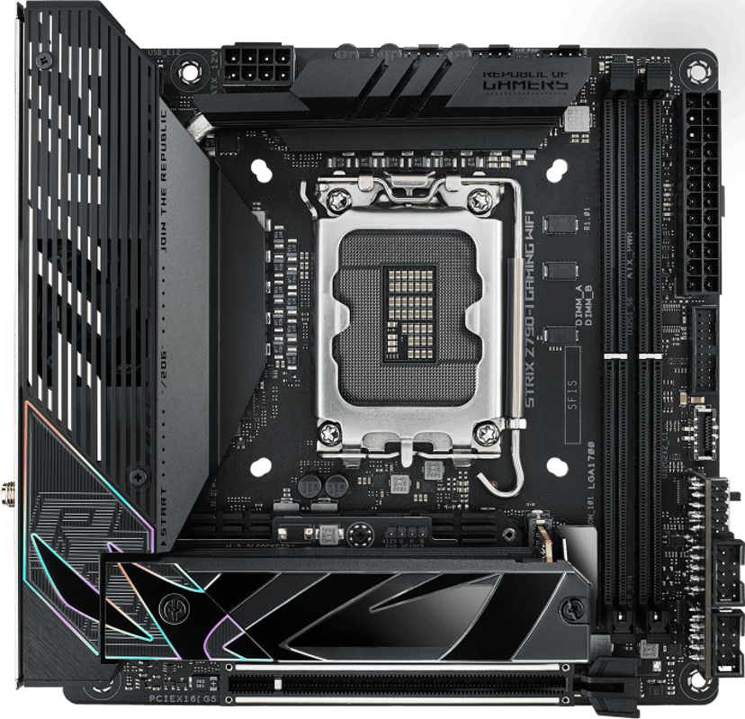ASUS ROG STRIX Z790-I GAMING WIFI - (Kuppvare klasse 2) LGA 1700 Mini-ITX