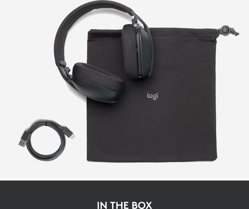 Logitech Zone Vibe 100 - (Löytötuote luokka 2) Stereo Grafiitti