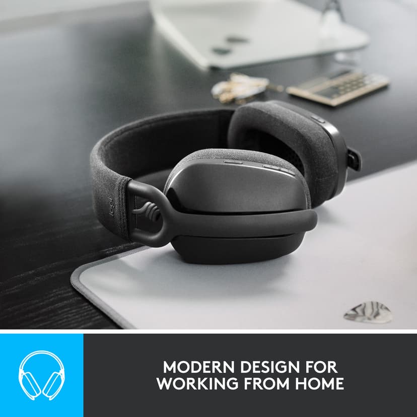 Logitech Zone Vibe 100 - (Kuppvare klasse 2) Stereo Grafitt