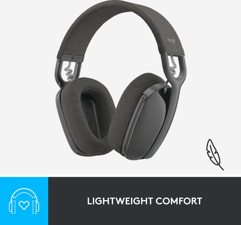 Logitech Zone Vibe 100 - (Fyndvara klass 2) Stereo Grafit