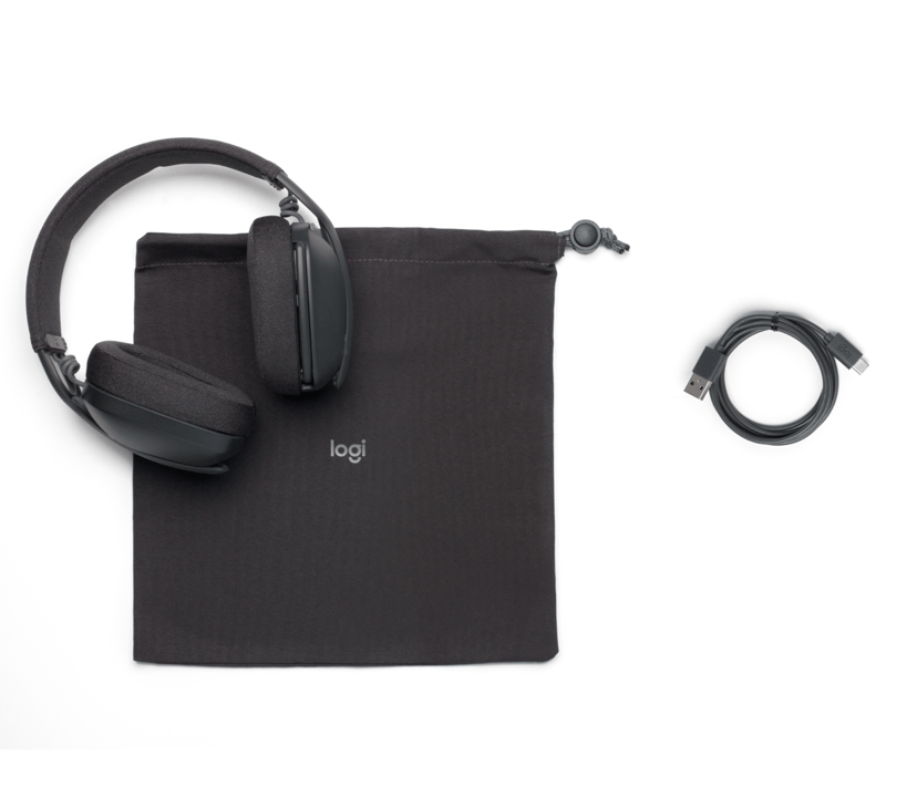 Logitech Zone Vibe 100 - (Kuppvare klasse 2) Stereo Grafitt