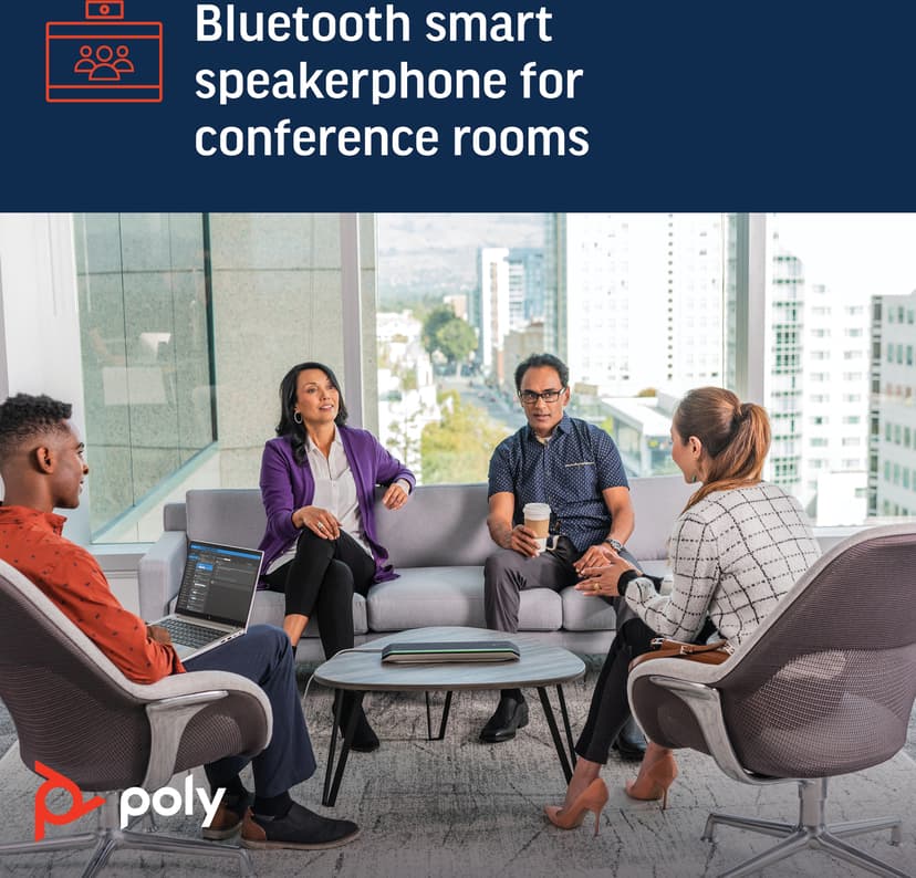 HP Poly Sync 60 Sy60-m Small Conference Speakerphone
