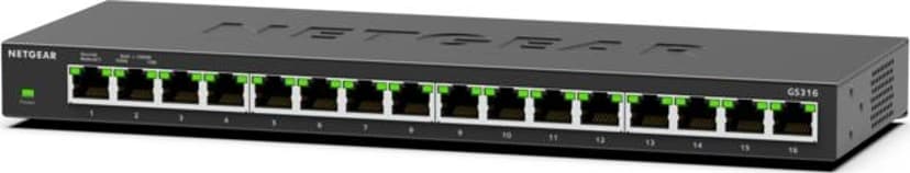 Netgear GS316 16-Port Gigabit Ethernet Unmanaged