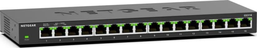 Netgear GS316 16-Port Gigabit Ethernet Unmanaged