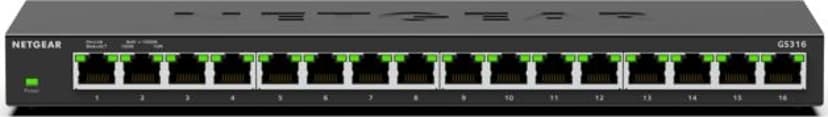 Netgear GS316 16-Port Gigabit Ethernet Unmanaged