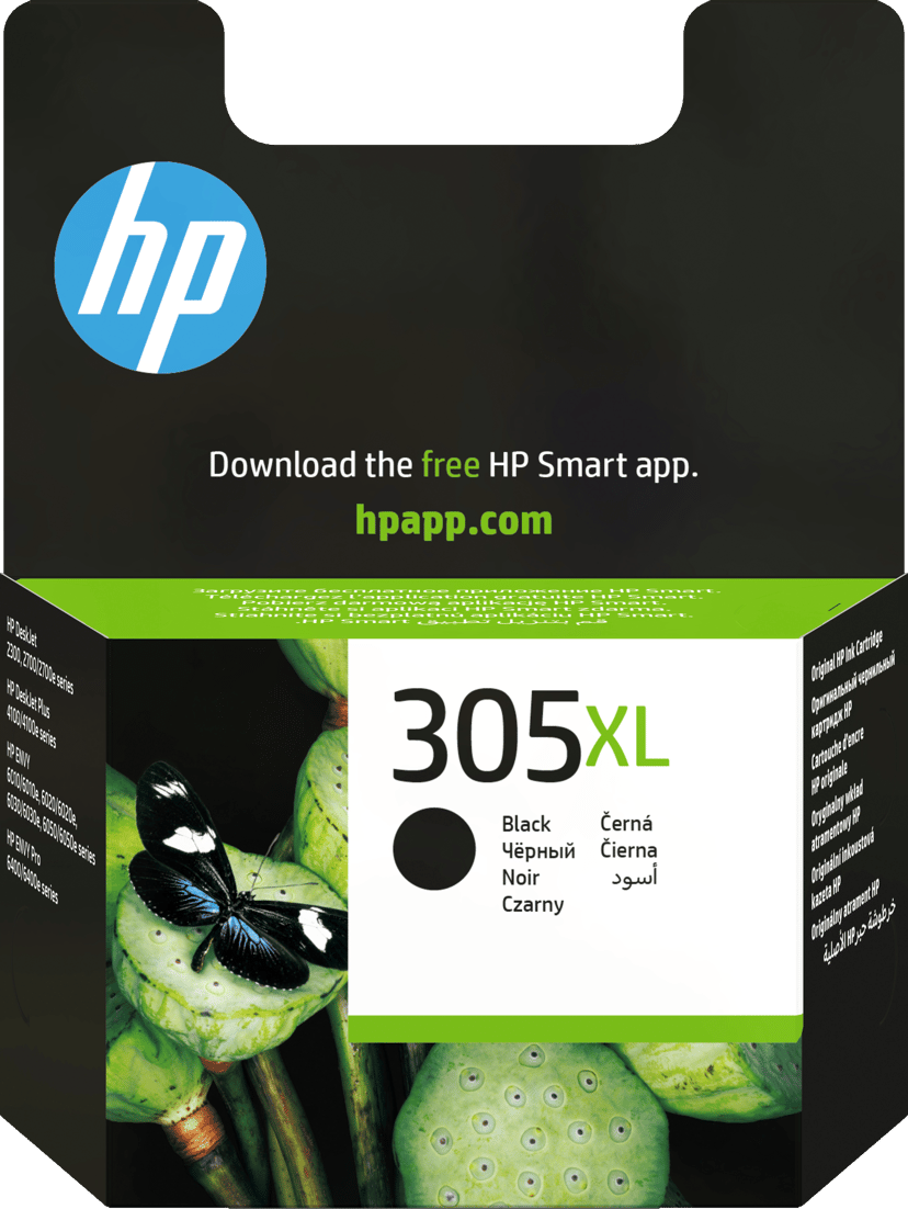 HP Bläck Svart 305XL 4ml