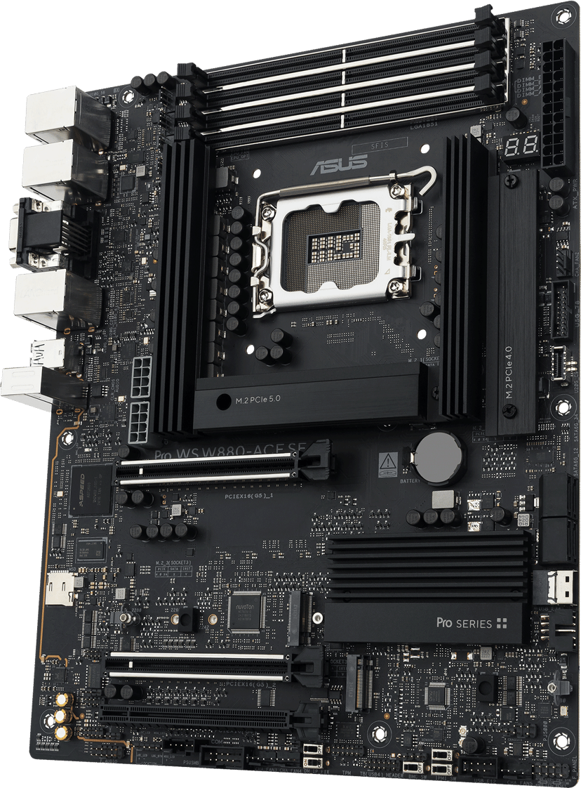 ASUS Pro WS W880-ACE SE LGA 1851 ATX Moderkort
