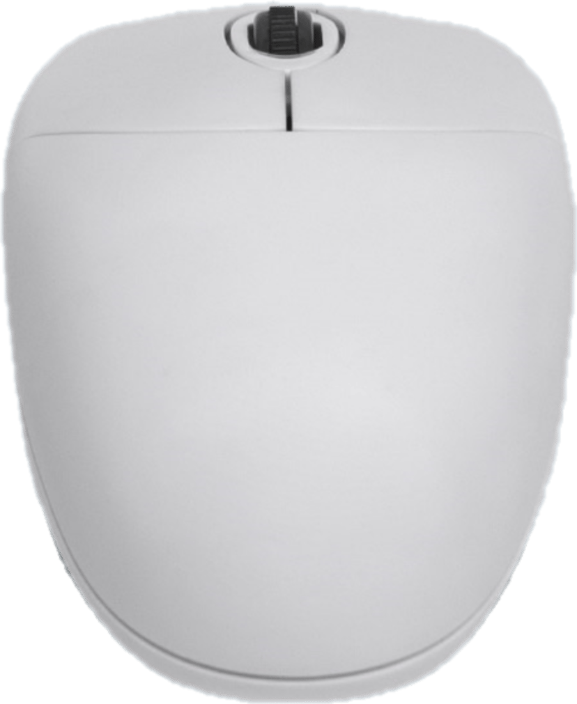 Contour Design Active Key Washable IP68 Scroll Wheel USB-A Mus Hvit