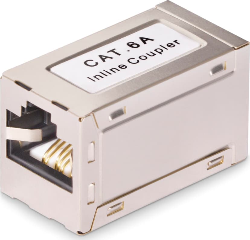Startech StarTech.com IN-CAT6A-COUPLER-S1 kabelkjønnsendring RJ-45 Sølv RJ-45 RJ-45