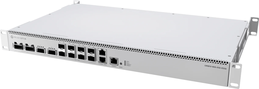 Mikrotik CRS812-8DS-2DQ-2DDQ-RM 2x10G 8x50G 2x200G 2x400G Switch