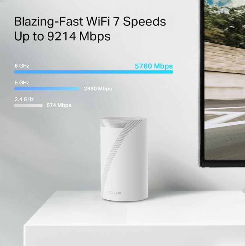 TP-Link Deco BE65 5G WiFi 7 Mesh System 1-Pack