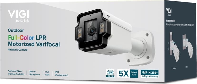 TP-Link Vigi Insight LPR345Z 4 MP utomhus bullet-nätverkskamera