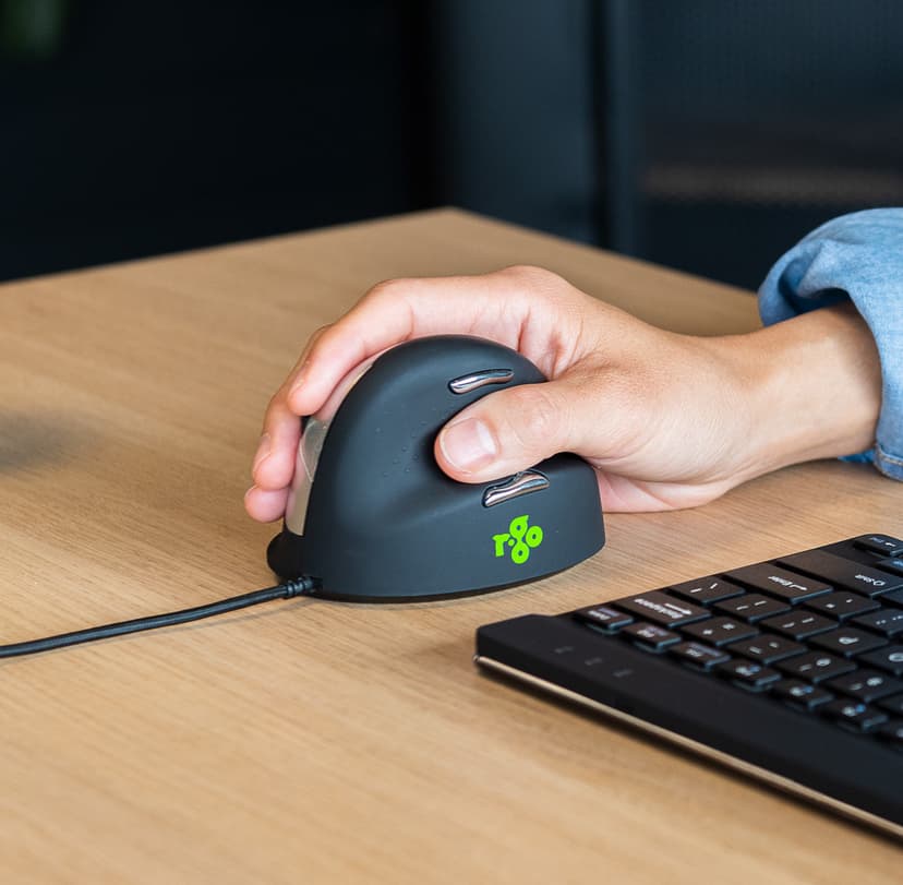 R-Go Tools HE Break Ergonomic Large Right USB-A Mus