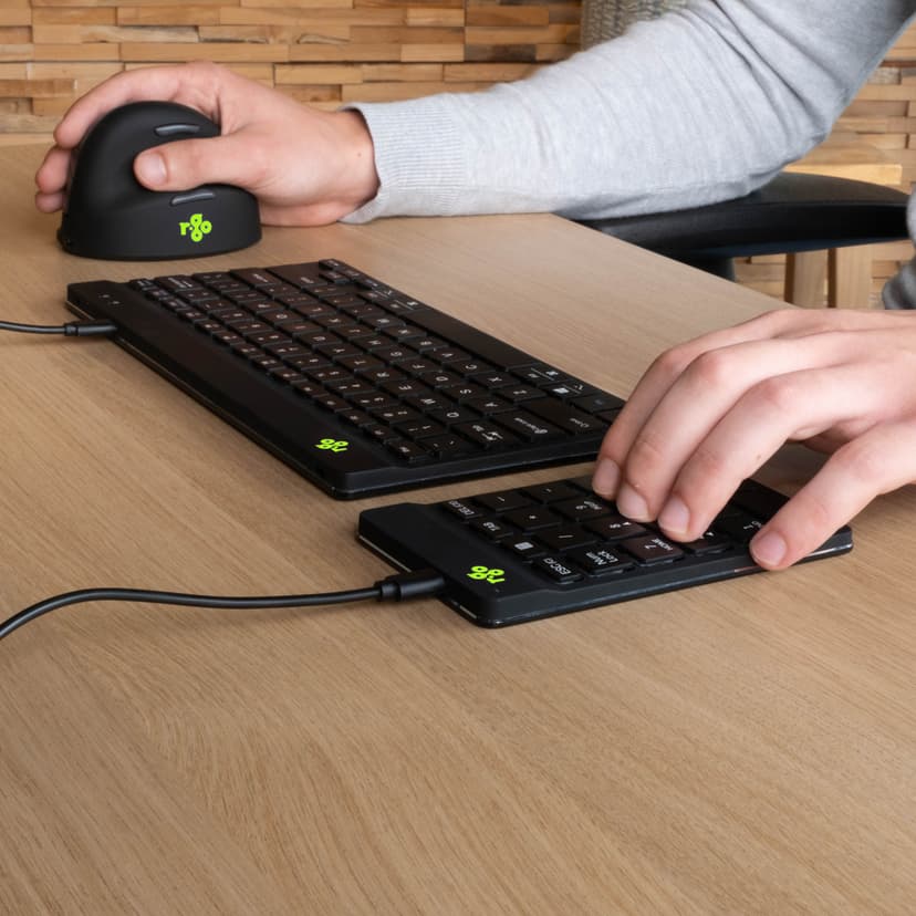 R-Go Tools RGOCONMWDBL Numeerinen näppäimistö Universaali USB musta