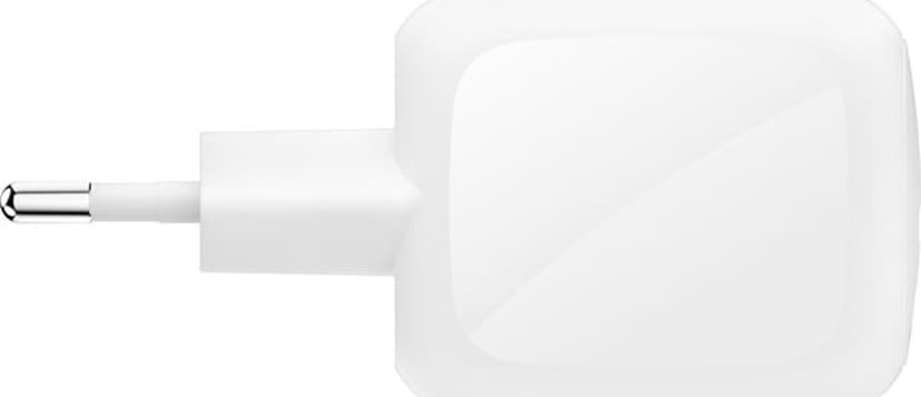 Belkin Dual USB-C GaN Wall Charger 67W + USB-C Cable 2m Vit