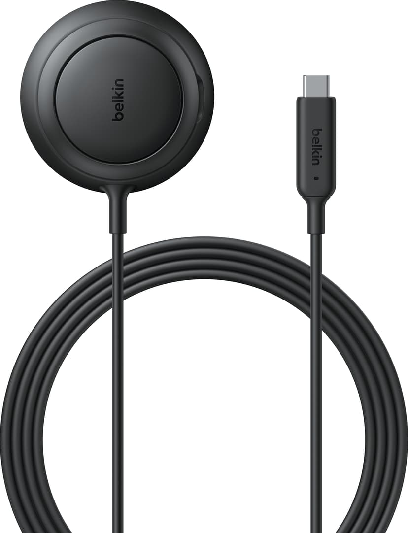 Belkin UltraCharge Magnetic Pad Qi2 25w With Kickstand 2m Svart