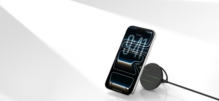 Belkin UltraCharge Magnetic Pad Qi2 25w With Kickstand 2m Svart