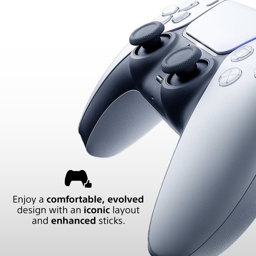 Sony Den trådlösa DualSense-handkontrollen Vit V2 Vit