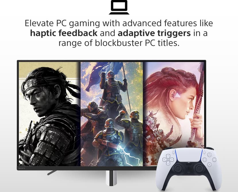 Sony Langaton DualSense-ohjain White V2 Valkoinen