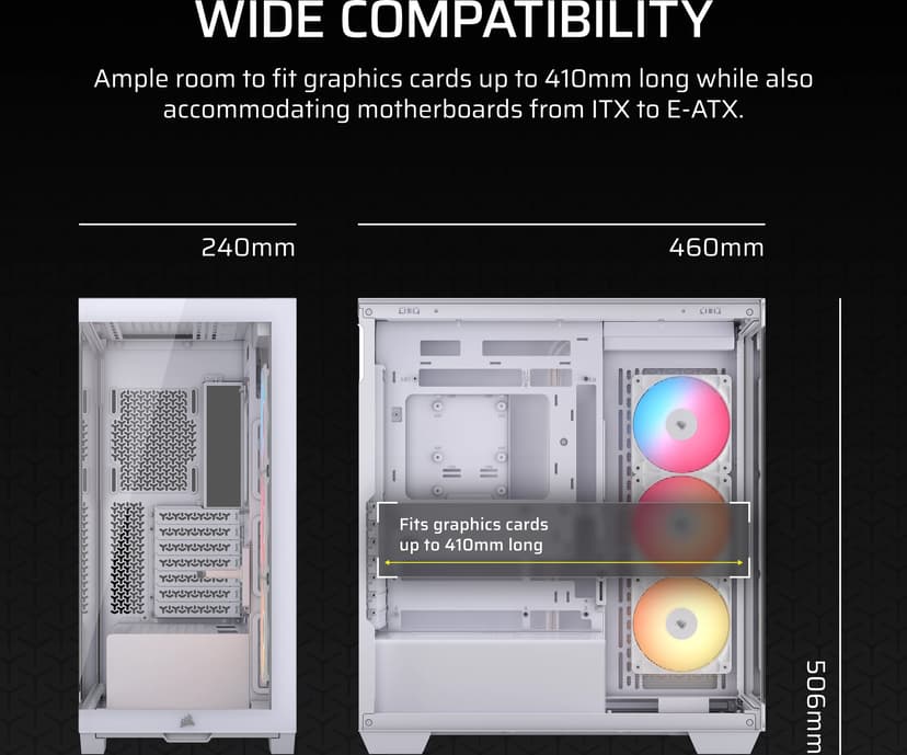 Corsair 3500X RS-R ARGB Midi Tower Vit