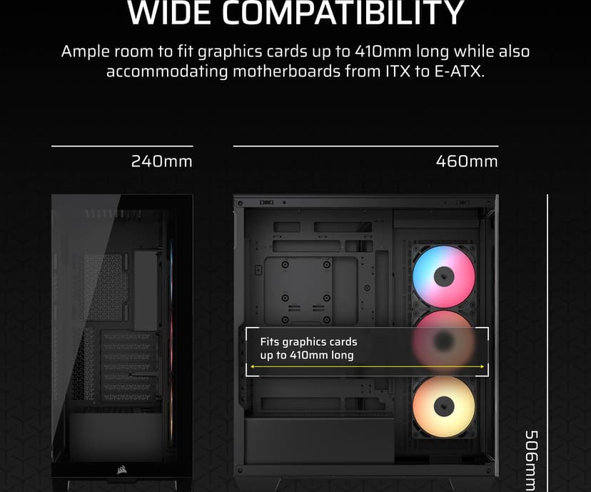 Corsair 3500X RS-R ARGB Midi Tower Musta