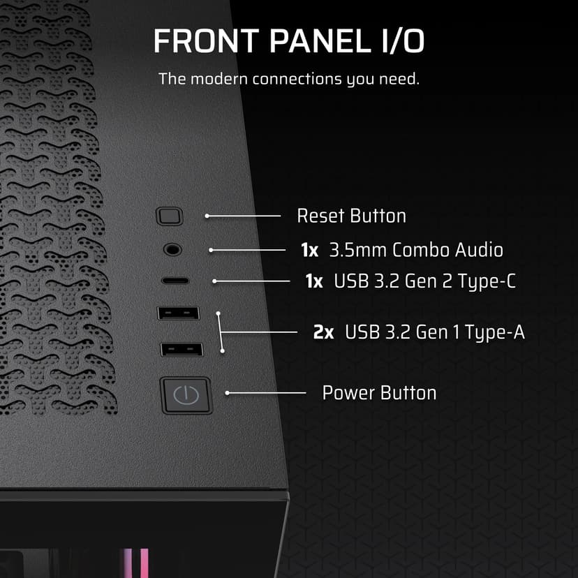 Corsair 3500X RS-R ARGB Midi Tower Musta
