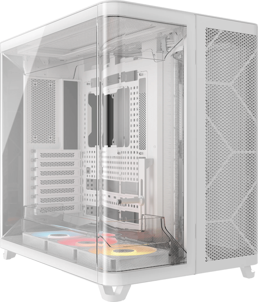 Corsair Air 5400 RS-R ARGB 3X Chamber Midi Tower Hvid