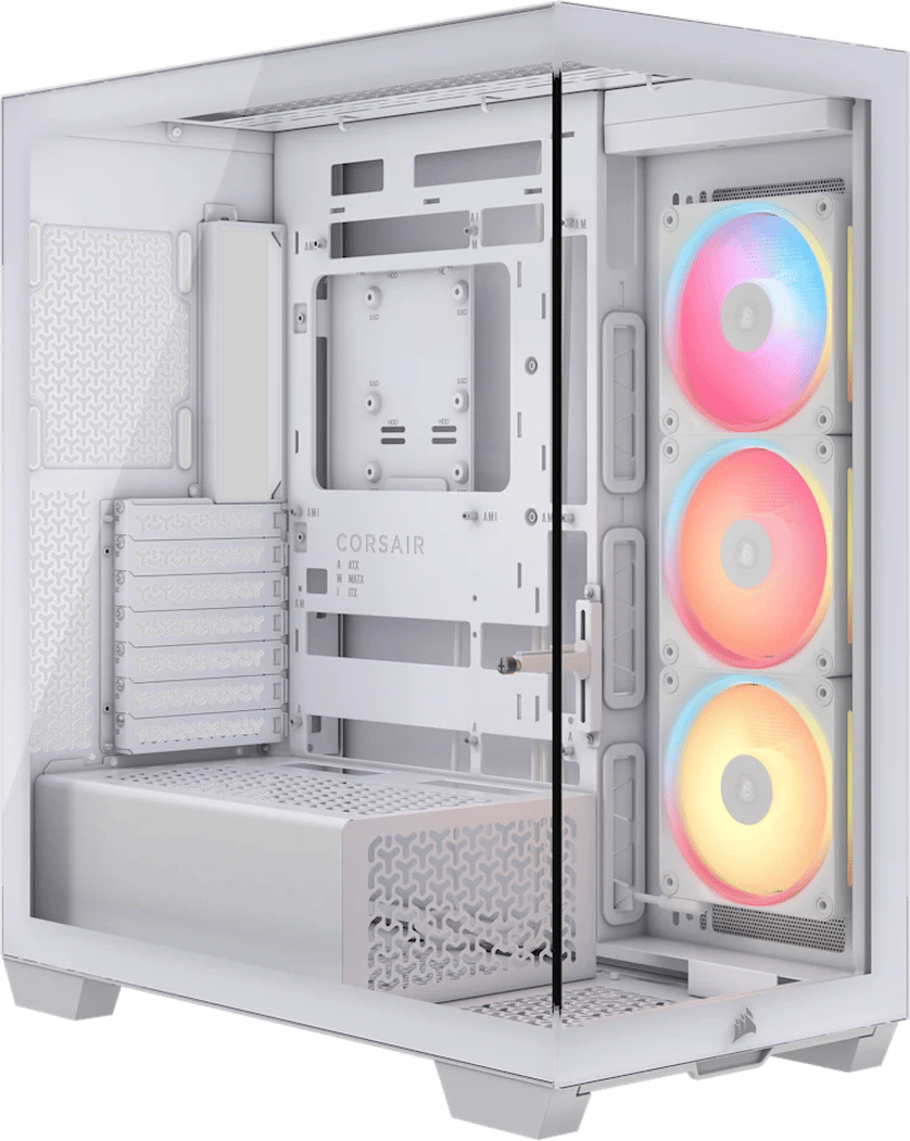 Corsair 3500X LX-R RGB iCUE Link TG Midi Tower Hvid