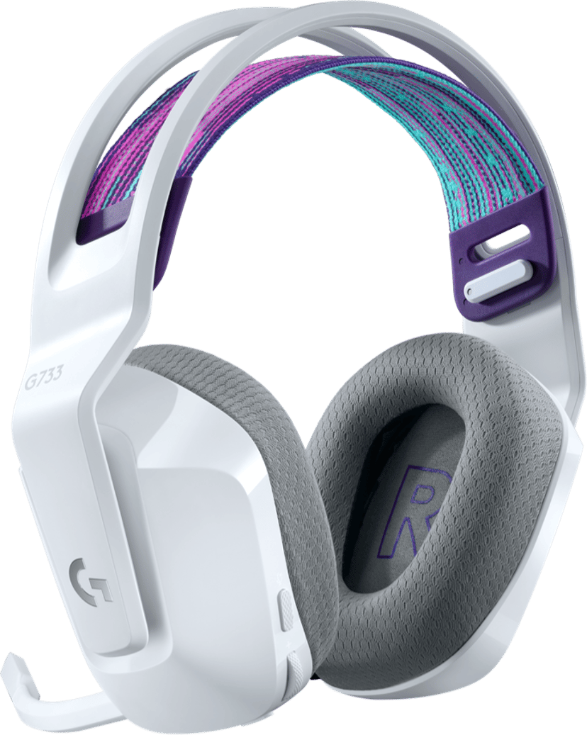 Logitech G733 Lightspeed Wireless RGB Gaming Headset Stereo Valkoinen