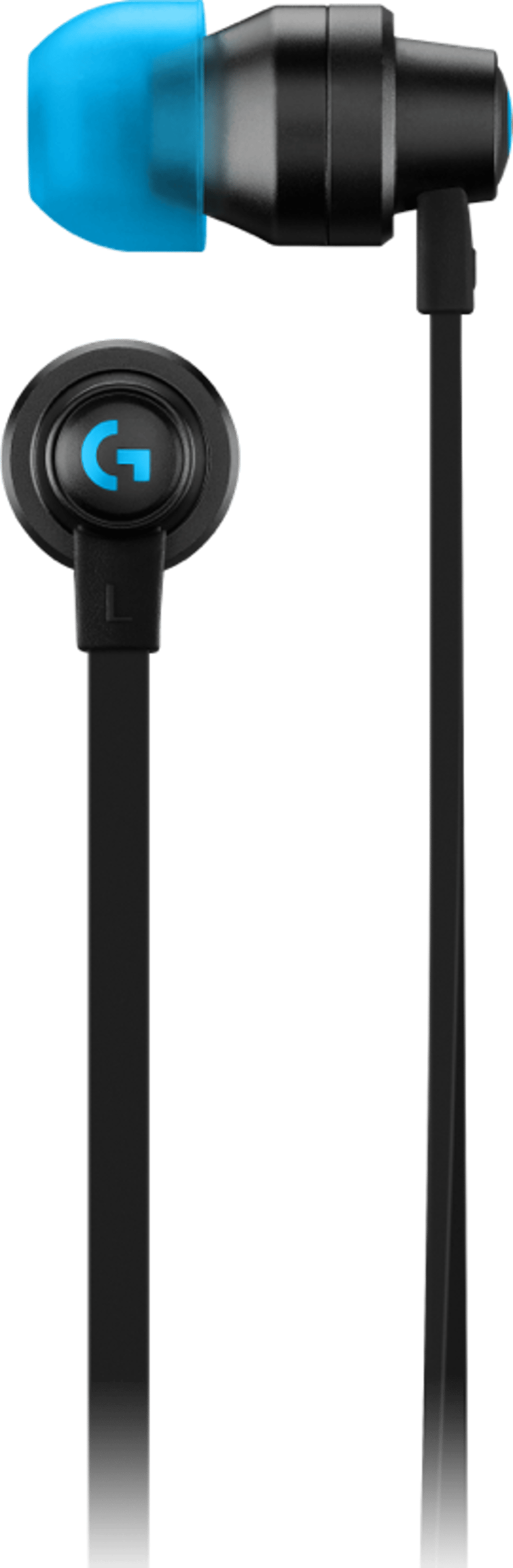 Logitech G 981-000924 hörlur och headset Kabel I öra Spela Svart Stereo Svart