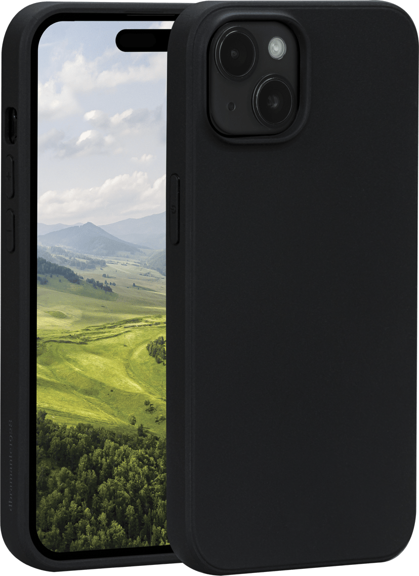 dbramante1928 Greenland 100% gerecycled Plastic iPhone 15 Zwart