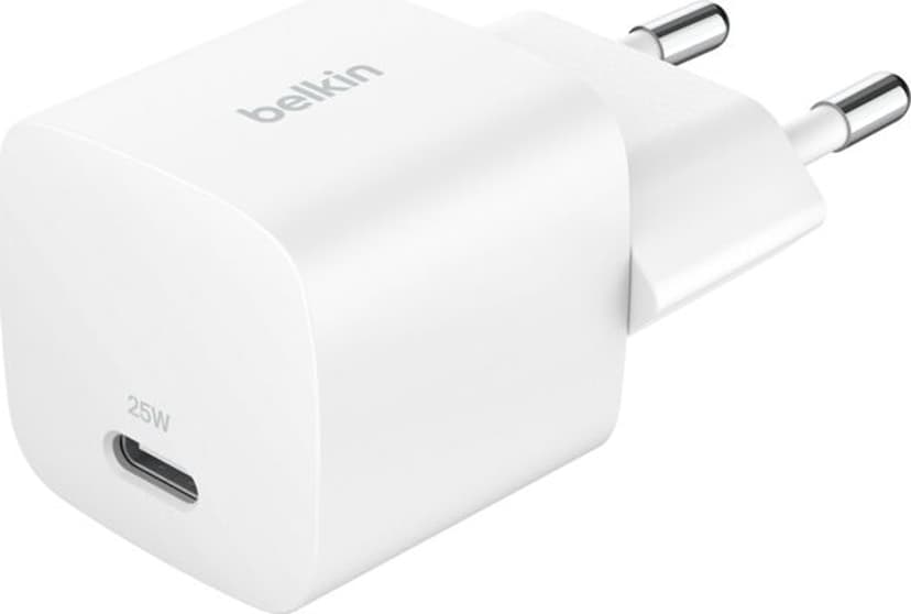 Belkin 25W USB PD Compact Wall Charger Hvid