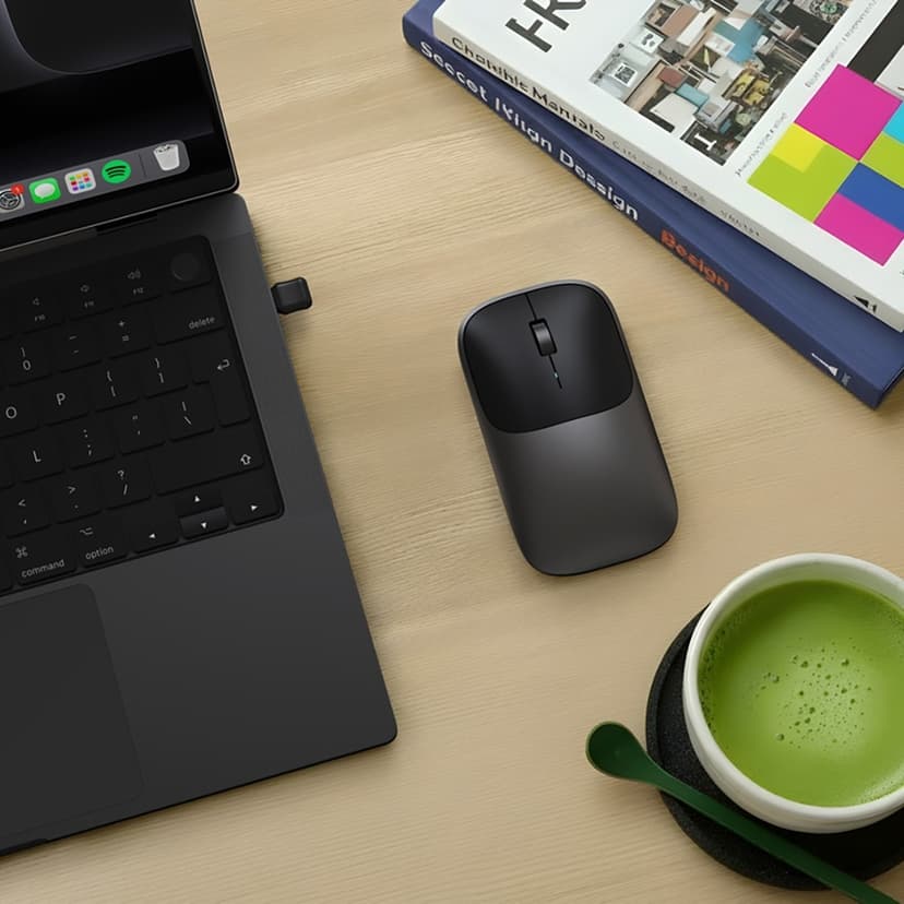 Satechi Slim EX RF Wireless + Bluetooth Hiiri Musta