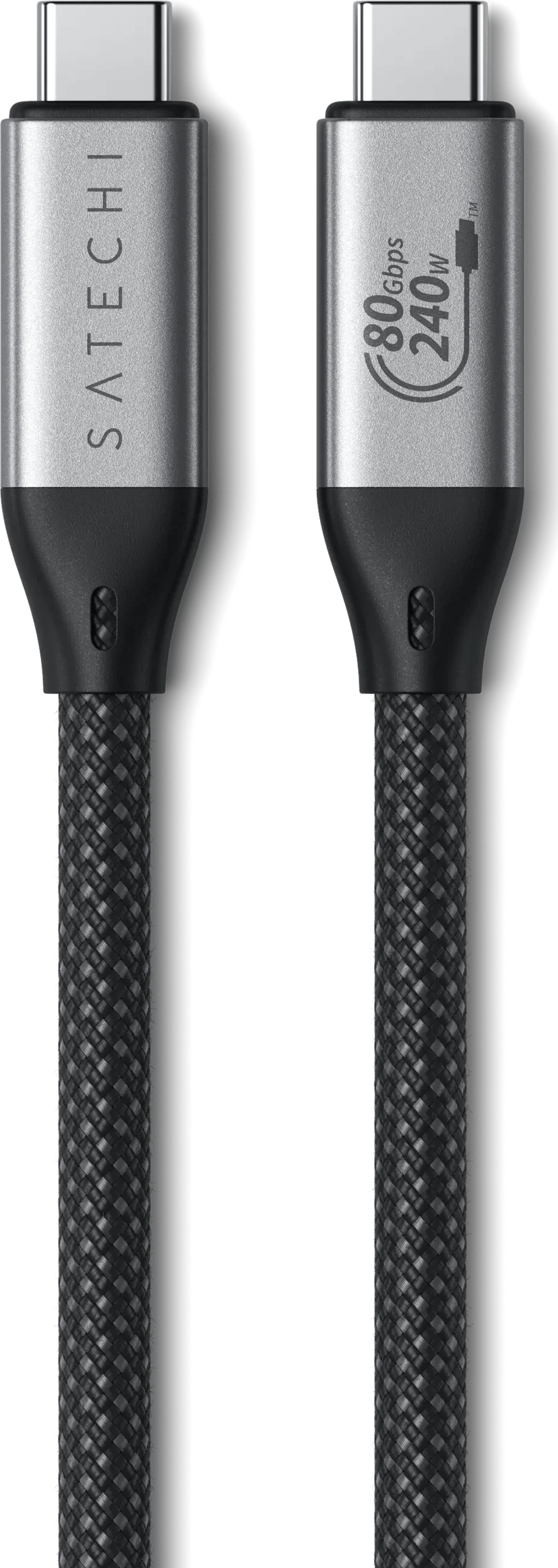 Satechi USB4 PRO V2 240W 1.2m USB-C USB-C Sølv, Svart