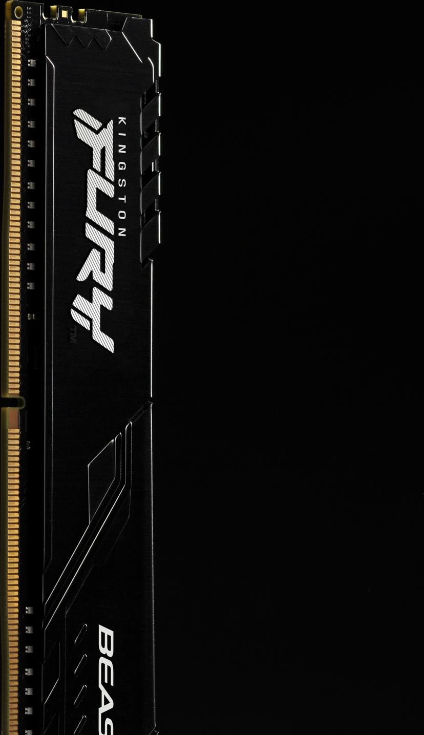 Kingston Technology FURY Beast 64GB 3200MT/s DDR4 CL16 DIMM (Kit of 2) Black - (Fyndvara klass 1) 64GB 1600, 3200MHz DDR4 288-pin DIMM