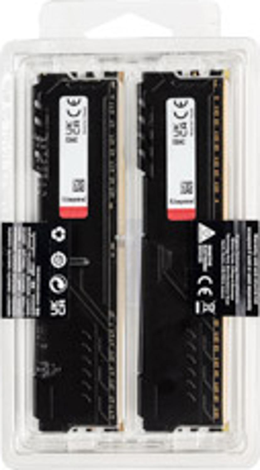 Kingston Technology FURY Beast 64GB 3200MT/s DDR4 CL16 DIMM (Kit of 2) Black - (Fyndvara klass 1) 64GB 1600, 3200MHz DDR4 288-pin DIMM