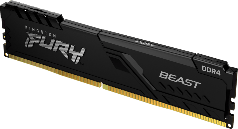 Kingston Technology FURY Beast 64GB 3200MT/s DDR4 CL16 DIMM (Kit of 2) Black - (Löytötuote luokka 1) 64GB 1600, 3200MHz DDR4 288-pin DIMM
