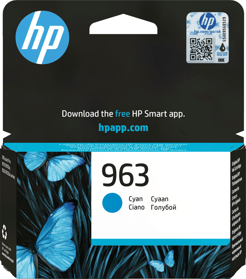HP Toner Cyan No.963 700 Sider – OfficeJet Pro 9010