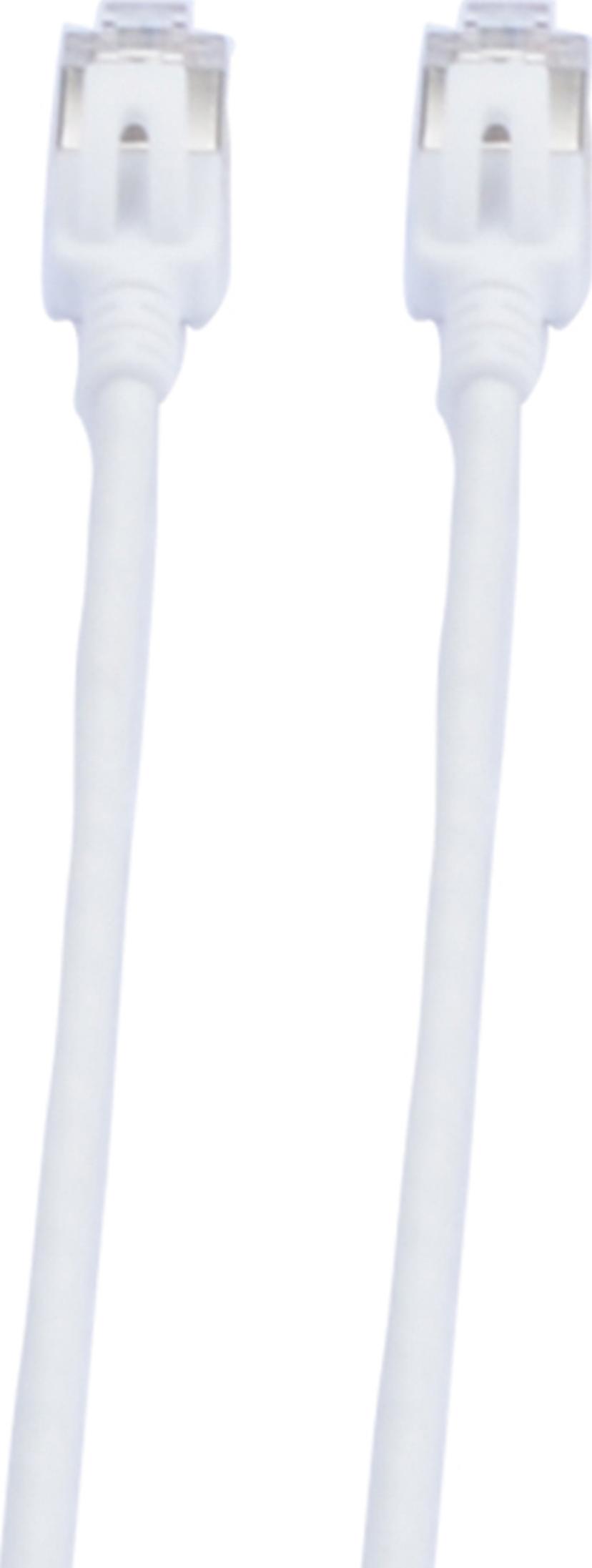 Prokord TP-Cable U/FTP CAT.6A Slim Lszh RJ45 0.3m White RJ-45 Cat 6A 0.3m Valkoinen