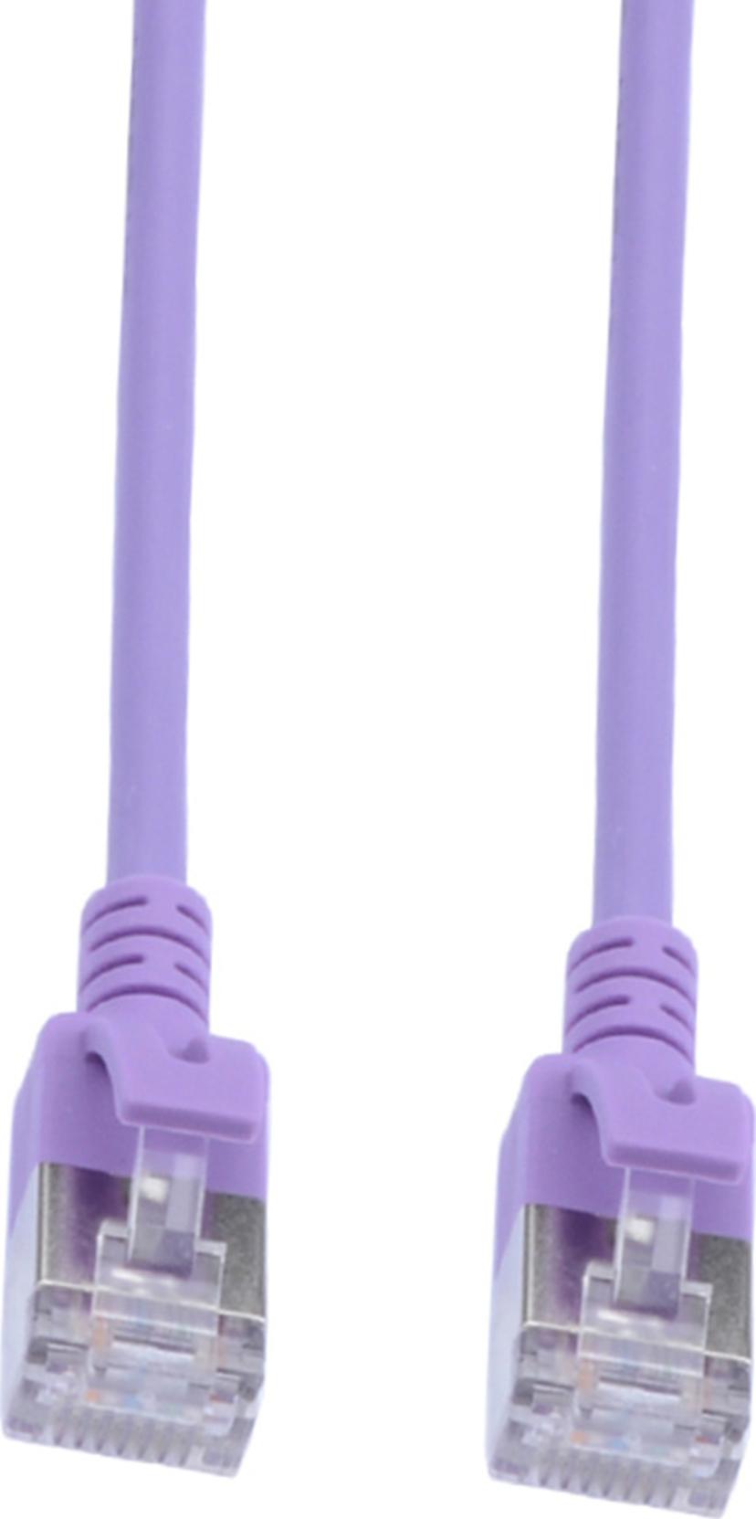 Prokord TP-Cable U/FTP CAT.6A Slim Lszh RJ45 5.0m Purpule RJ-45 Cat 6A 0.5m Purppura